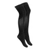 Bright yarn ribbed condorel.la pantyhose