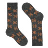Skull fantasy knee-high socks ANTHRACITE