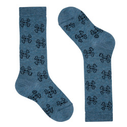 Skull fantasy knee-high...