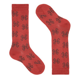 Skull fantasy knee-high...
