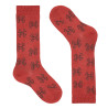 Skull fantasy knee-high socks MARSALA