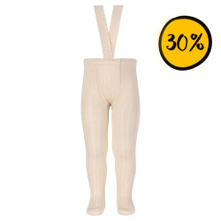 Collants canelados com...