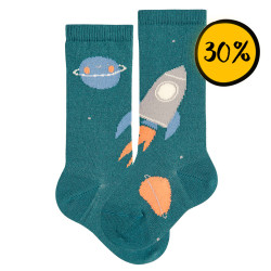 Calcetines altos espacio...