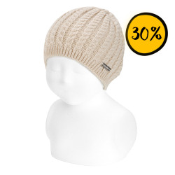 Gorro baby con trenzas LINO