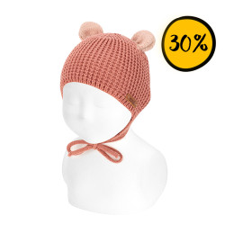 Gorro relieve con orejitas...