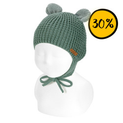 Gorro relieve con orejitas...