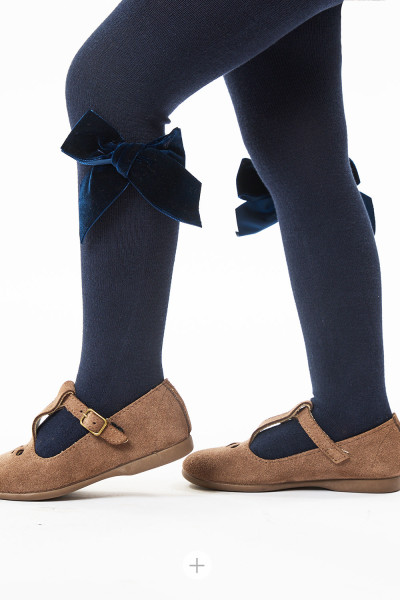 CALZEMAGLIE CON FIOCCO VELLUTO